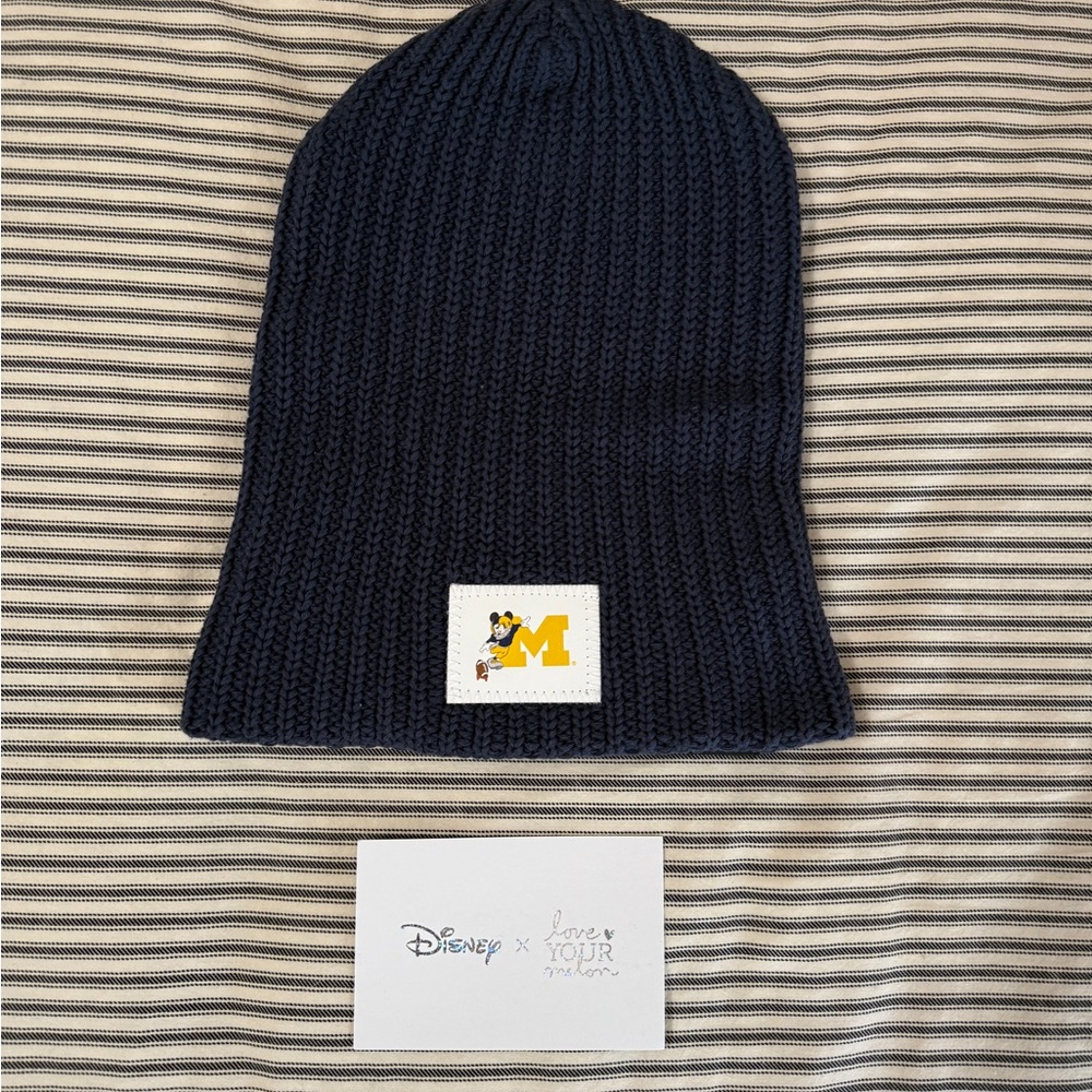 NWT Disney x Love Your Melon Michigan Wolverine’s Beanie